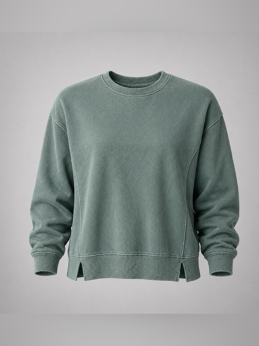 Aerie Green Oversized Crewneck Sweatshirt | Discontinued Style | Size Medium